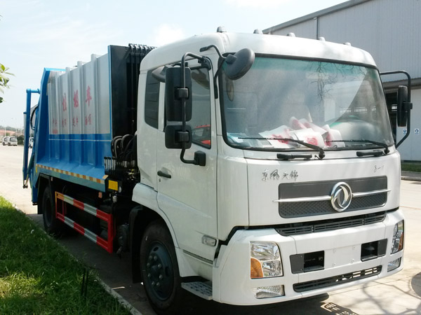 東風天錦12噸壓縮式垃圾車